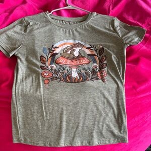 Kids Frog Graphic T-Shirt - Green